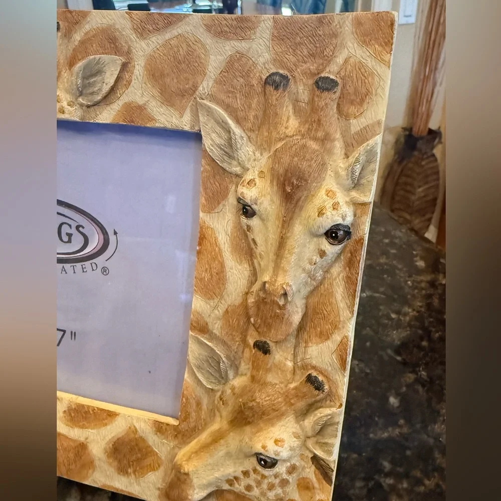 Vintage Young's Giraffe Picture Frame
